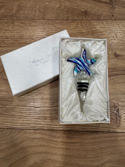 Murano Glass Starfish Wine Bottle Stopper
