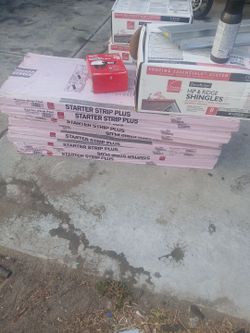 Shingles starter strip