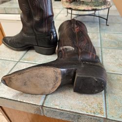 Men's Black Cherry Boots New