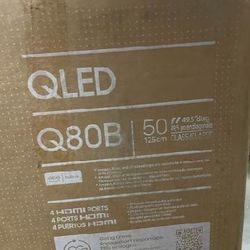 SAMSUNG 50-Inch Class QLED Q80B Series - 4K UHD Direct Full Array Quantum HDR 8X Smart TV with Alexa Built-in (QN50Q80BAFXZA, 2022 Model