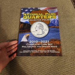 National Park QUARTERS COLLECTOR FOLDER