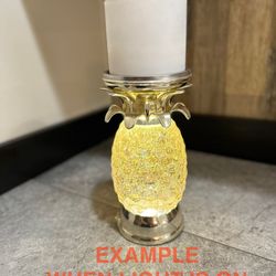 Luminary Bath & Body Works 3 Wick NEW Gold Pineapple