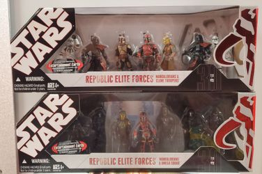 Star Wars Republic Elite Forces boxed sets