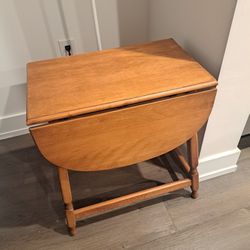 Small Antique Leaf Table