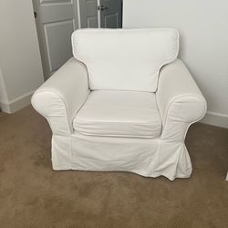 IKEA Arm Chair- White Denim