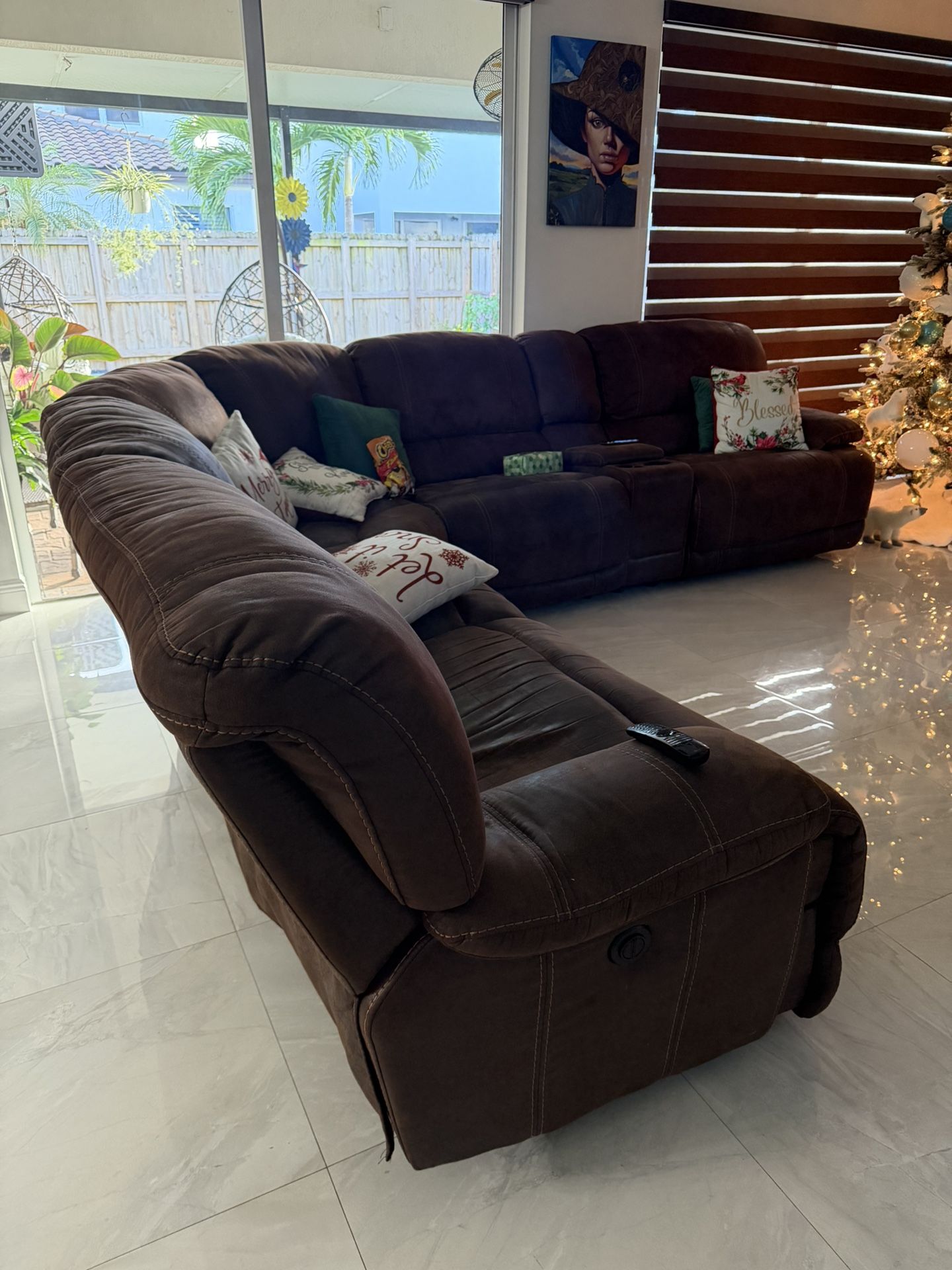 Sofá Seccional Eléctrico Y Reclinable Free