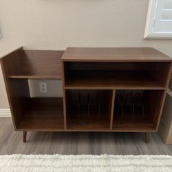 Large Record Player Stand