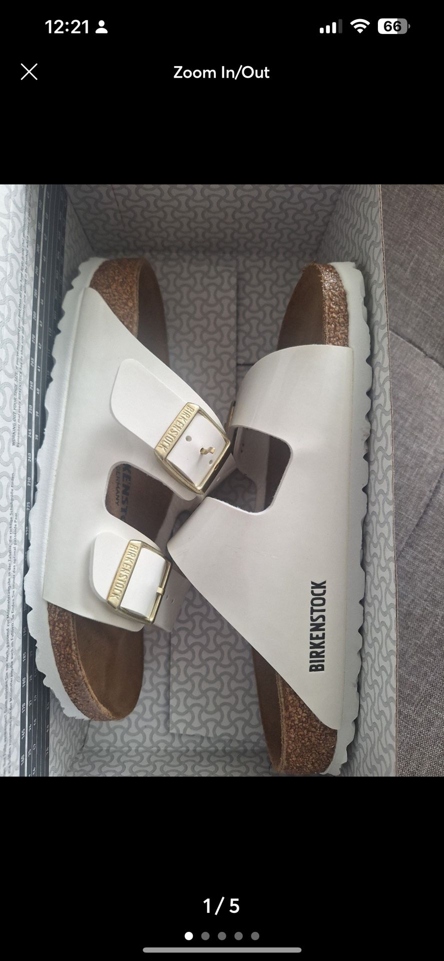 White Birkenstocks 