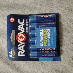 Ray Vac AA Batteries 3$ Brand New