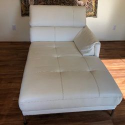 Leather couch and sectional