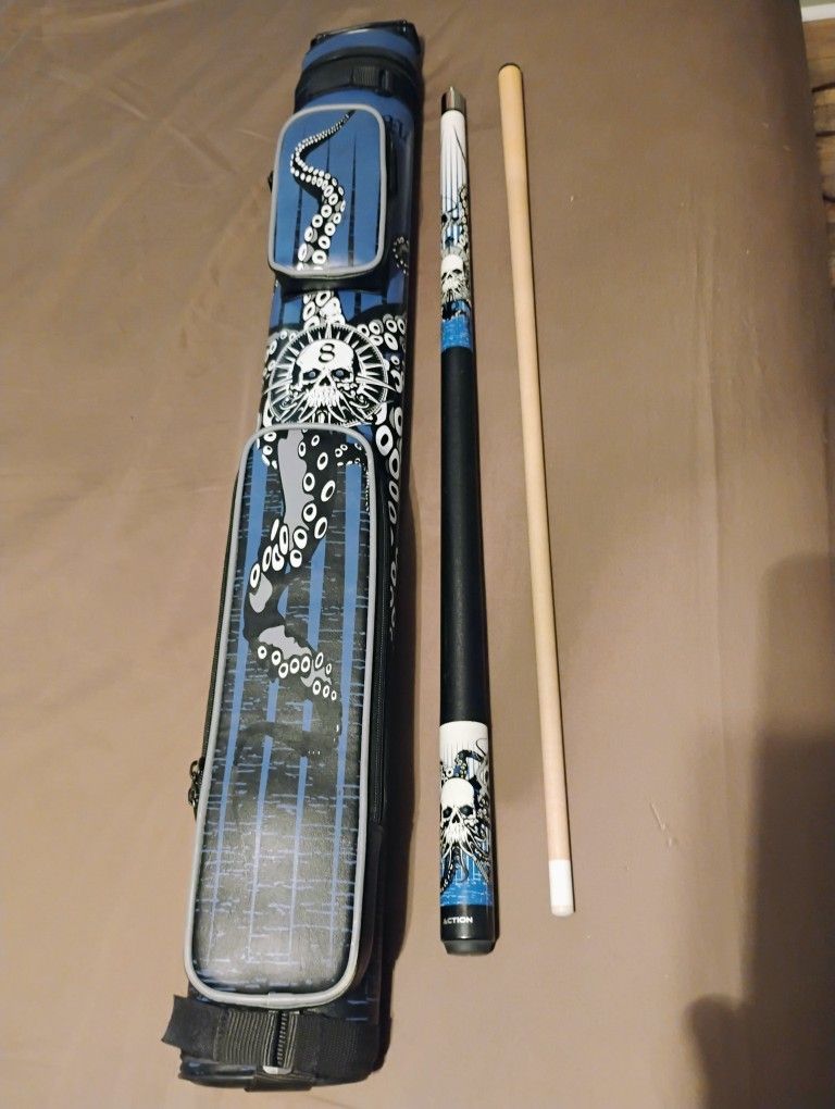 Action Cue Stick w/ Matching Action 2x2 Case