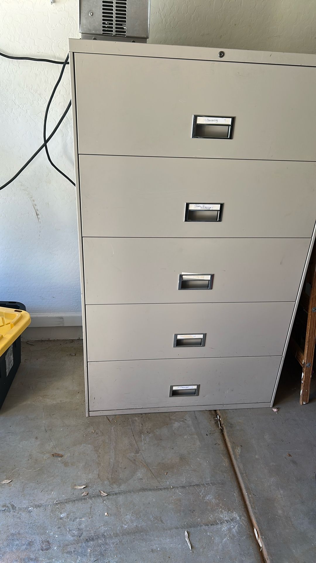 5 Drawer Filing Cabinet 