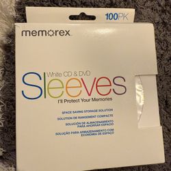 White CD And Dvd Sleeves