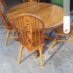 Great Condition Real Wood Kitchen Table