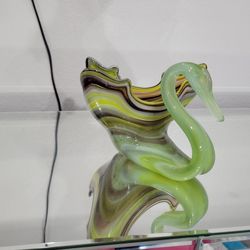 Vintage Murano Glass Duck Vase