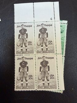 Vintage sports stamps