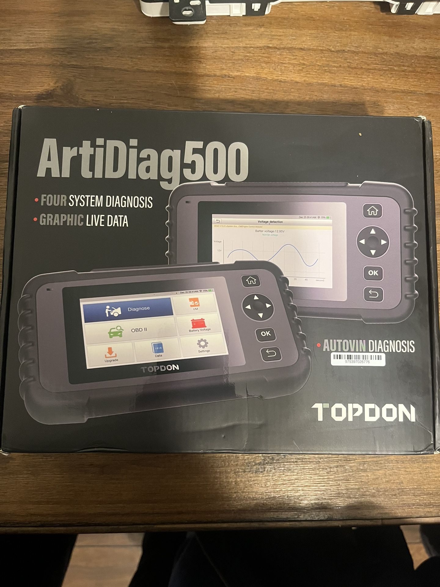TOPDON ArtiDiag500 OBD2 Diagnostic Scanner Key Features * Four System Diagnosis: Comprehensive diagnostic coverage for four major ve