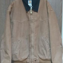 Vintage Carhartt Santa Fe Jacket J14 BRN. Size 2x Regular Mens