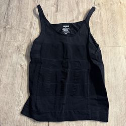 Shaperluv Men's 1-Pc Compression Body Sculpting Tank 2.0 AR8 Black Size XL