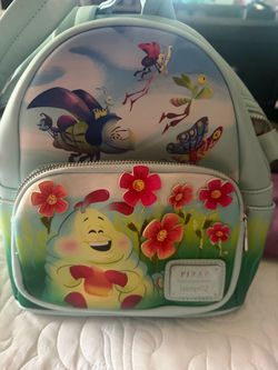 Loungefly Pixar A Bug's Life Mini Backpack and wallet