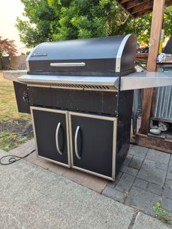Traeger Pellet Grill with Cabinet Base