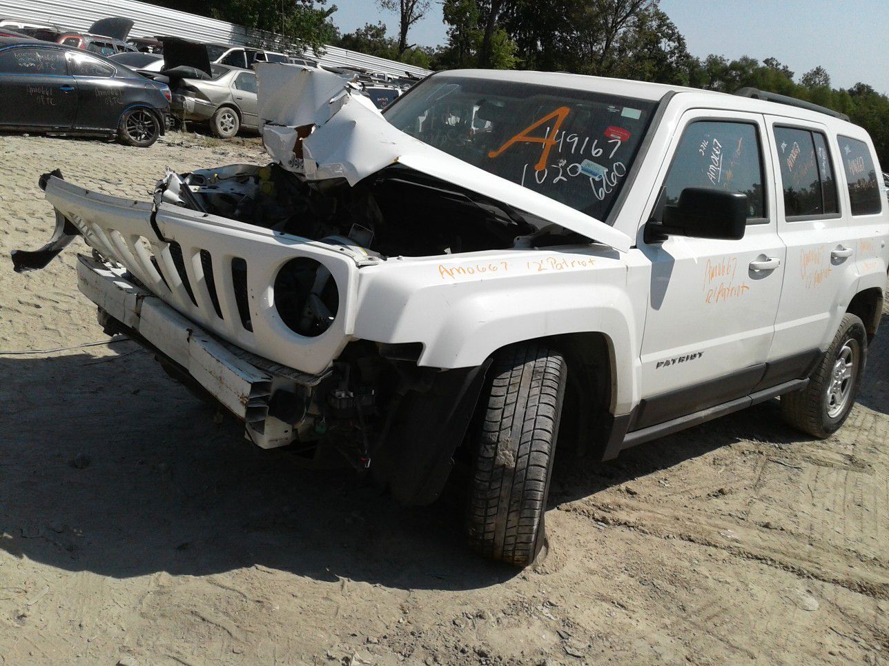 2012 jeep patriot 2.0 motor for parts only new inventory