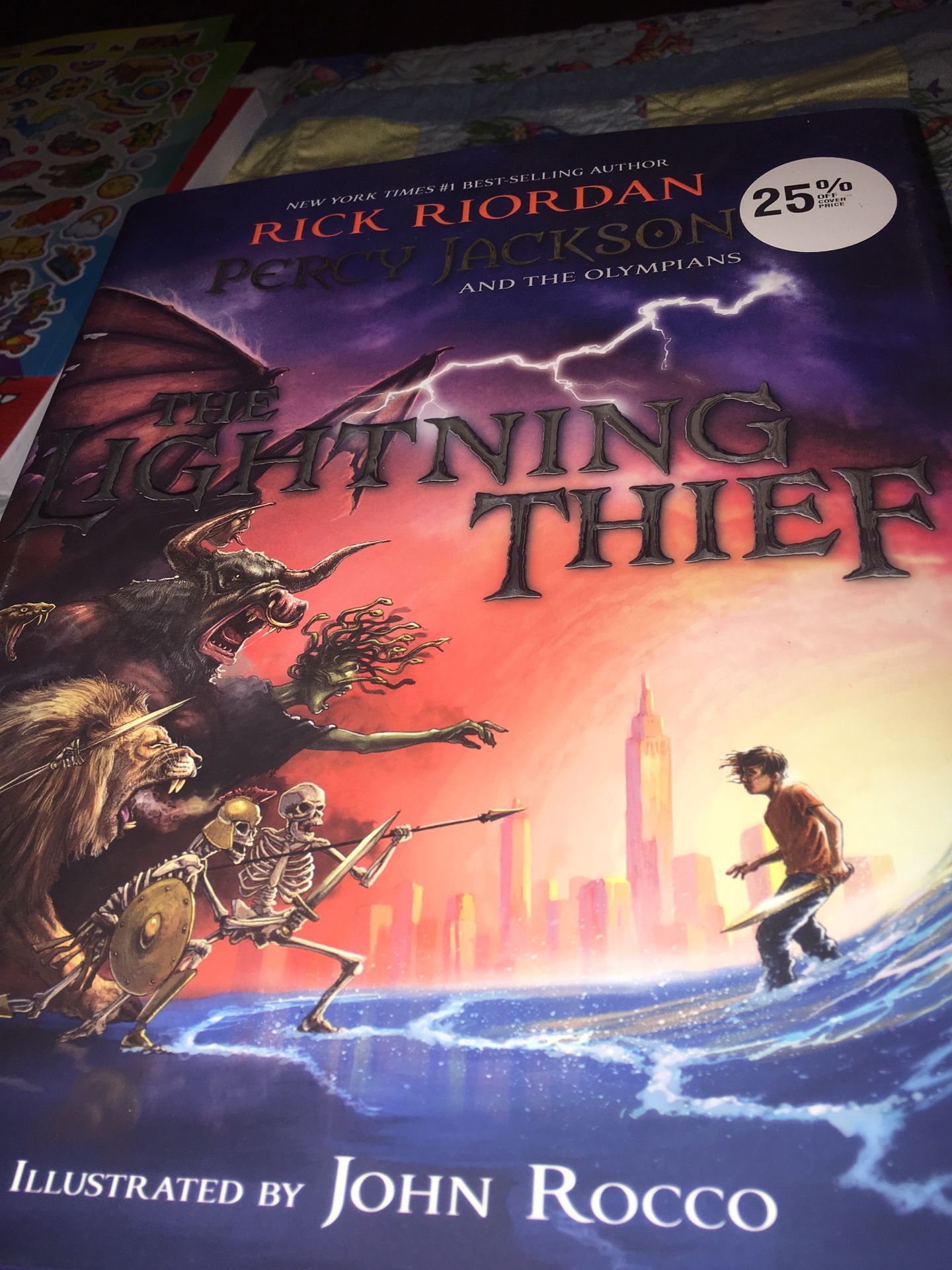 The Lightning Thief Illustrated book *new*