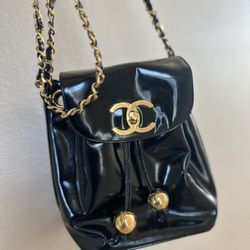 Chanel Penguin Patent Vintage Bag