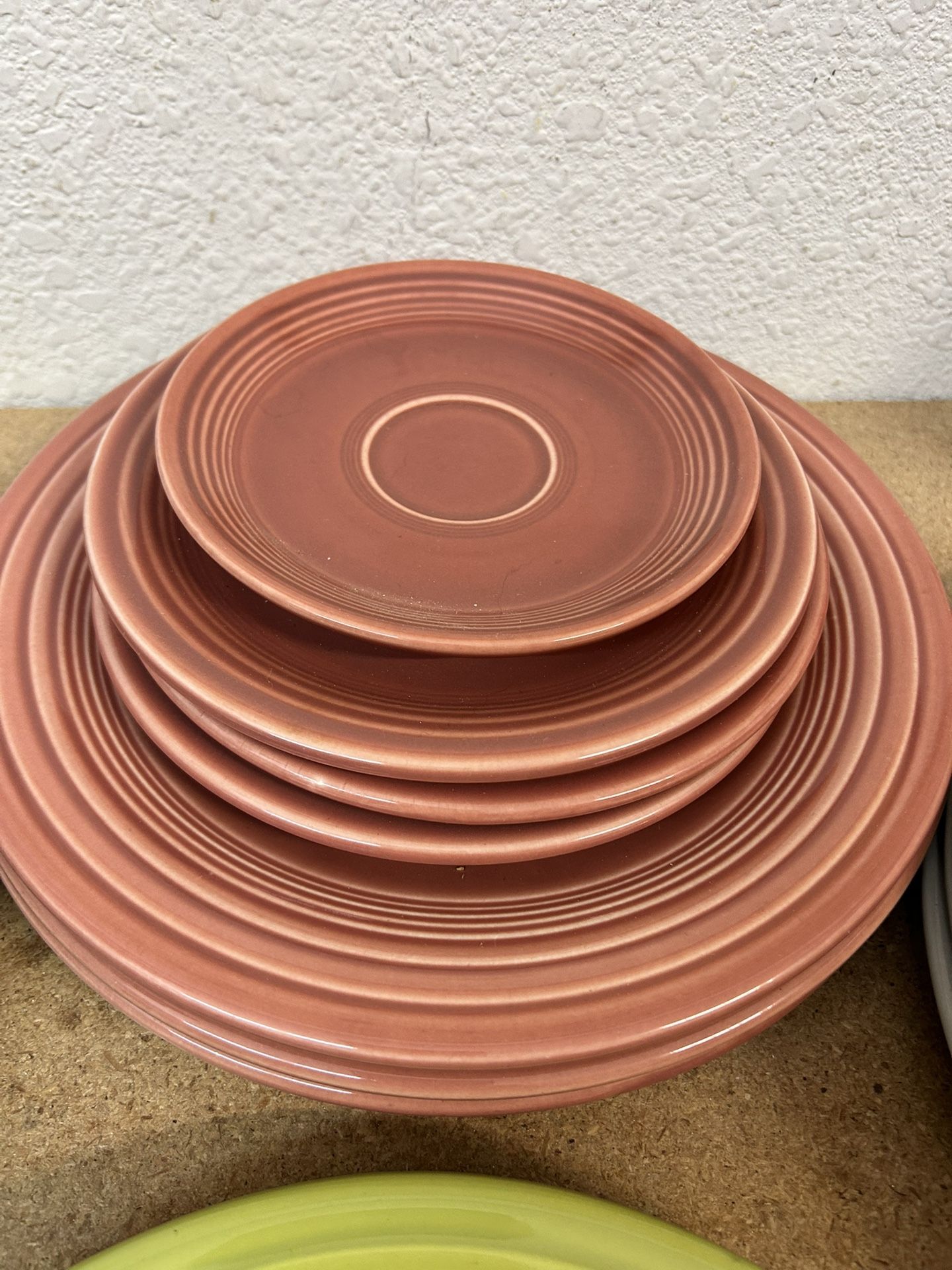 Firstaware Vintage Rose Plates and one Saucer