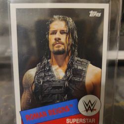 2015 Topps WWE Roman Reigns Superstar Card Number 88