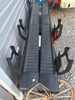 2024 FORD F250 RUNNING BOARDS WITH BRACKETS NO HARDWARE
