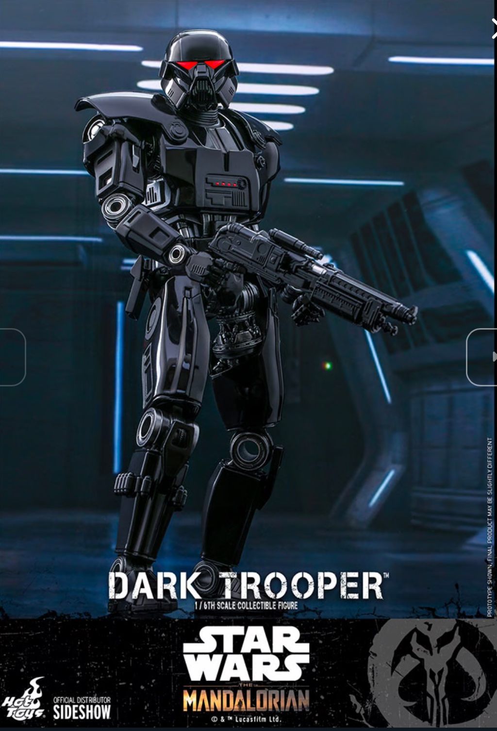 In Hand, Brand New, Never Opened Hot Toys - Star Wars - The Mandalorian - Dark Trooper - Sixth Scale ( 1/6) Figure - TMS032