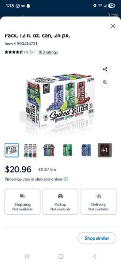 Members Mark Hard Seltzer 24pk
