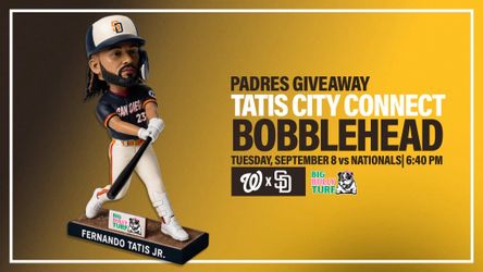 Tatis Jr. Padres Bobblehead SGA 9.8.26