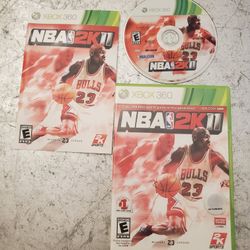 NBA 2K11  basketball with MichaelJordan (Microsoft Xbox 360, 2010) CIB video game