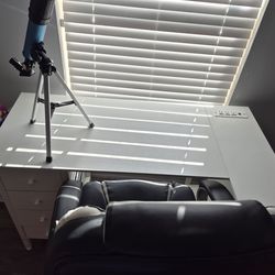 Desk with chair