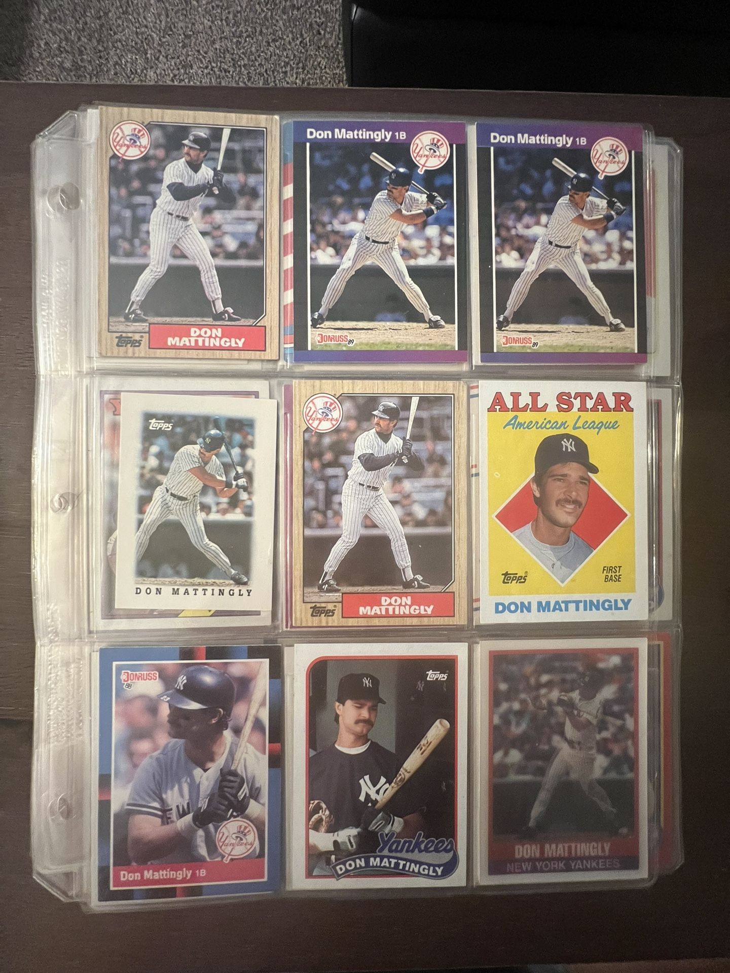 DON MATTINGLY Baseball Cards (See Other Listings)