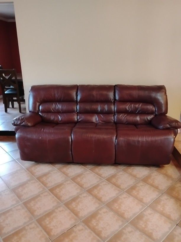 Couch. All Beautiful Leather 
