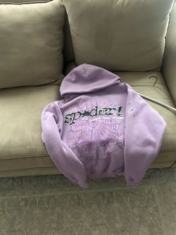 Purple Spider açaí hoodie