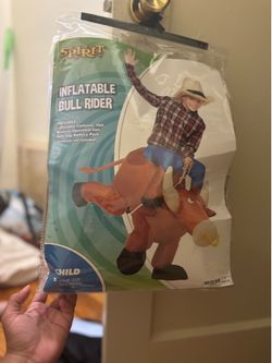 Bull rider costume boy