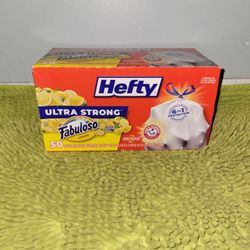 50 Trash Bags 13 Gallons Fabuloso Lemon Scent 