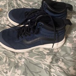 Man Shoes Brand Vans Color Dark Blue Size 7