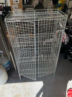 Metal caged Shelf