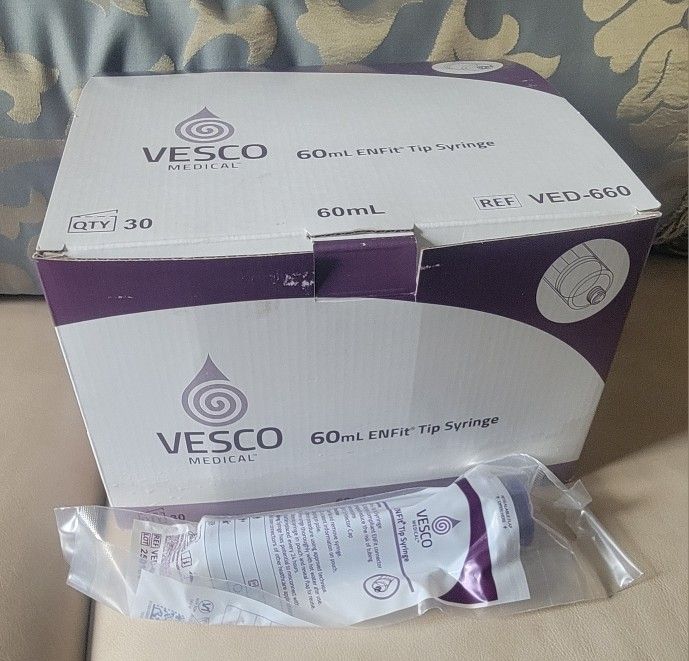Vesco Medical 60 ml EN Fit Tip Syringe