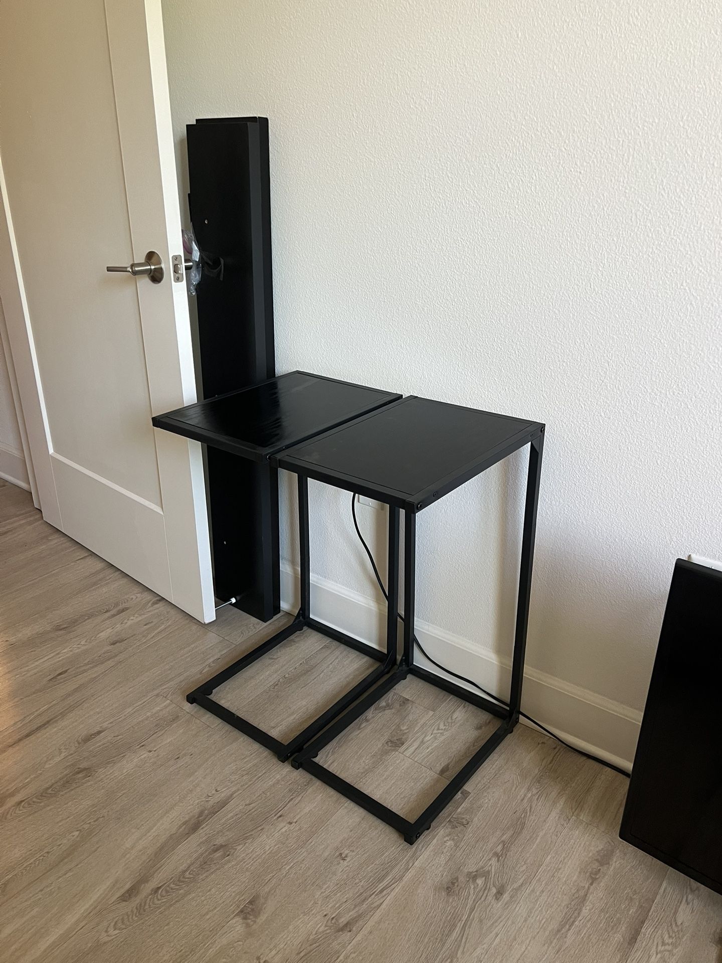 Set of 2 Over Couch End Table