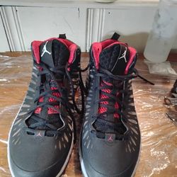 Jordan Sneakers Black Red White
