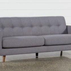Midcentury Modern Sofa And Love Seat Set