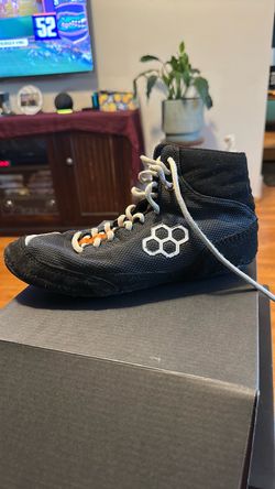 Rufus Colt - Black High-Top Wrestling Shoe - Size 9.5