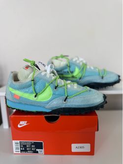 Off-White x Nike Wmns Waffle Racer 'Vivid Sky'