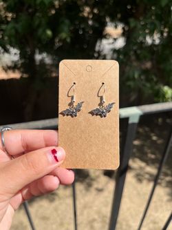 Bat earrings